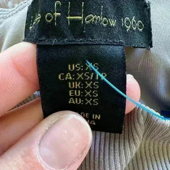 House of Harlow 1960 Grey Bodysuit size XS - Picture 5 of 5